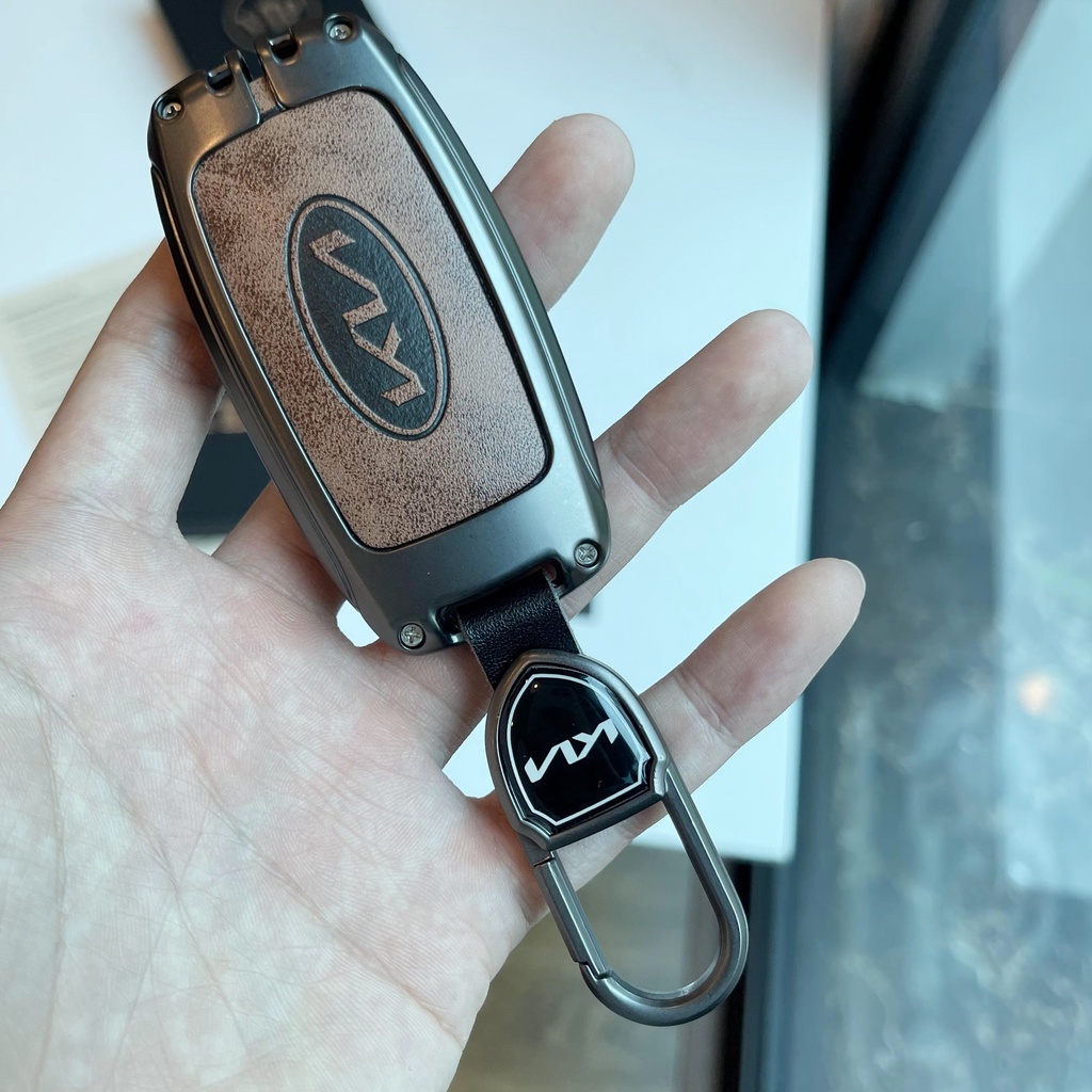 Vỏ ốp khoá xe hơi - Bọc chìa khóa ô tô Kia Seltos, Rio, Sportage, Sorento 3~5 nút