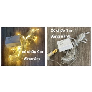 DÂY ĐÈN LED FAIRY LIGHT CHỚP NHÁY ĐIỀU KHIỂN - DÀI 4 MÉT 25 BÓNG