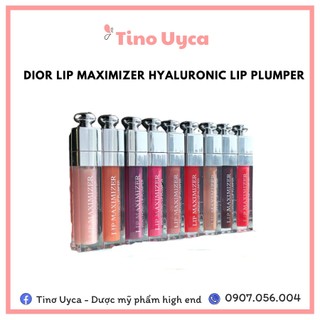 [có sẵn} son dưỡng dior lip maximizer hyaluronic lip plumper trọn bộ 9 màu