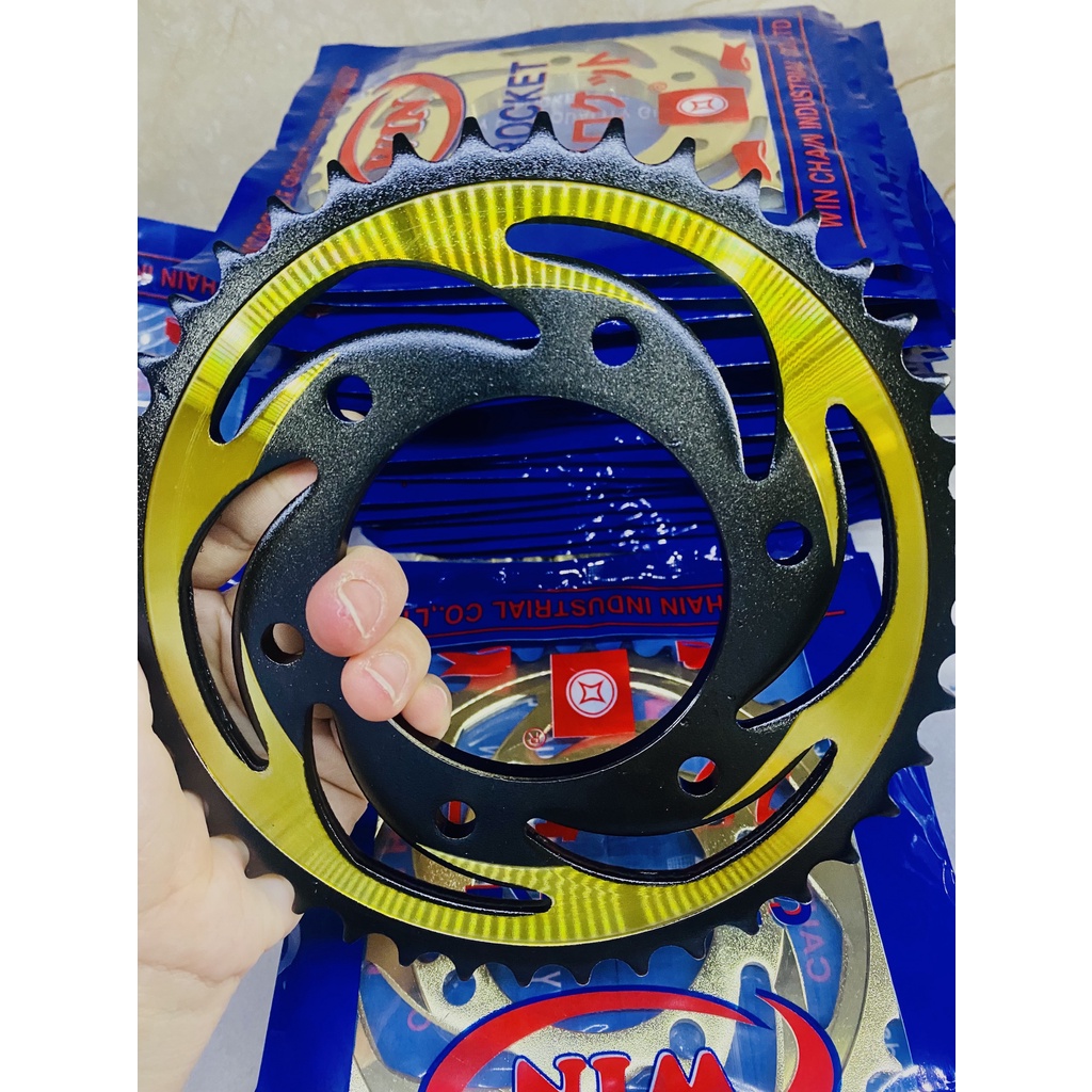 Nhông sên dĩa exciter 150 , ex150 vàng đồng