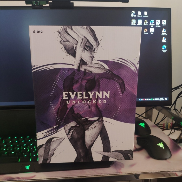 Mô hình LoL Evelynn 25cm - EVELYNN UNLOCKED STATUE  - Figure LMHT Liên Minh Huyền Thoại