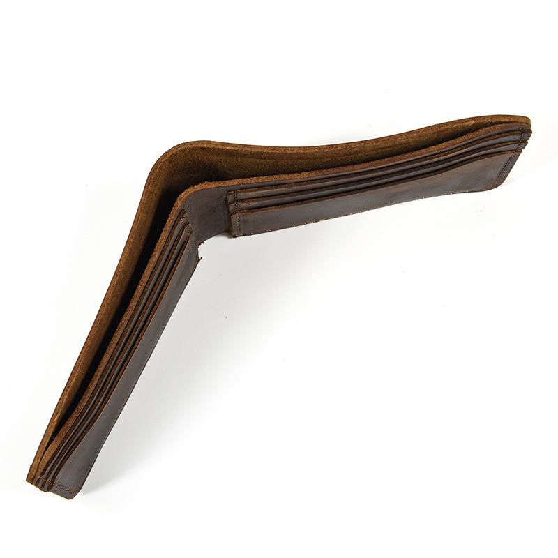 Ví nam mini da bò sáp cao cấp  Louie Store - V8097 size 11*9.5