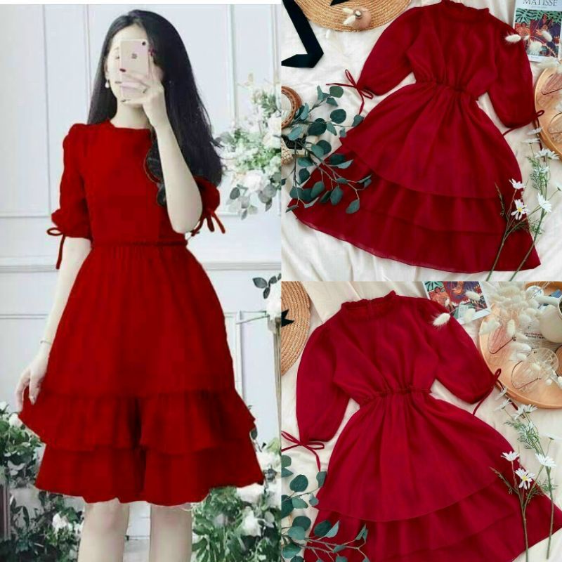 diện Noel, diện Tết xinh xắn, 3 màu may mắn tươi tắn cho bạn gái🥰