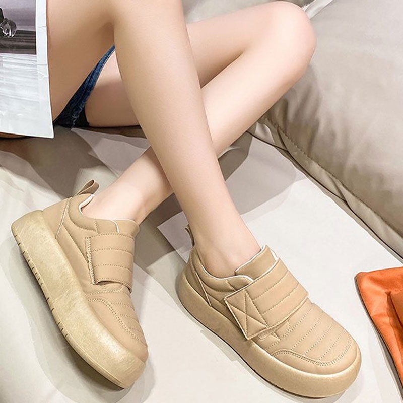 Giày thể thao nữ RENBEN mũi tròn đơn giản thời trang mới