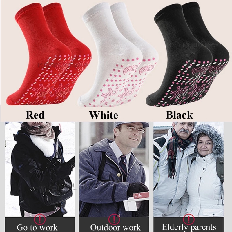 1 Đôi Vớ Tự Sưởi Ấm / Mát Xa Chân Thoải Mái Thoáng Khí