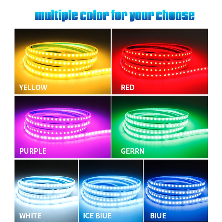Dải Đèn LED 12V Dùng Trang Trí Đèn Pha Xe Hơi Thông Dụng