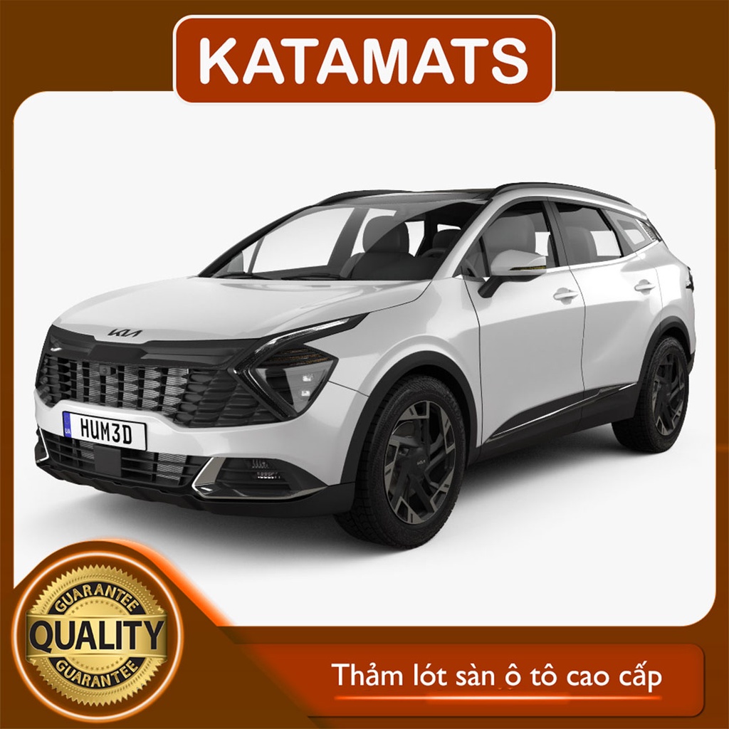 Thảm lót sàn ô tô KATA cao cấp dành cho xe Kia Sportage 2022 - Không mùi, Không thấm mốc, An toàn người dùng
