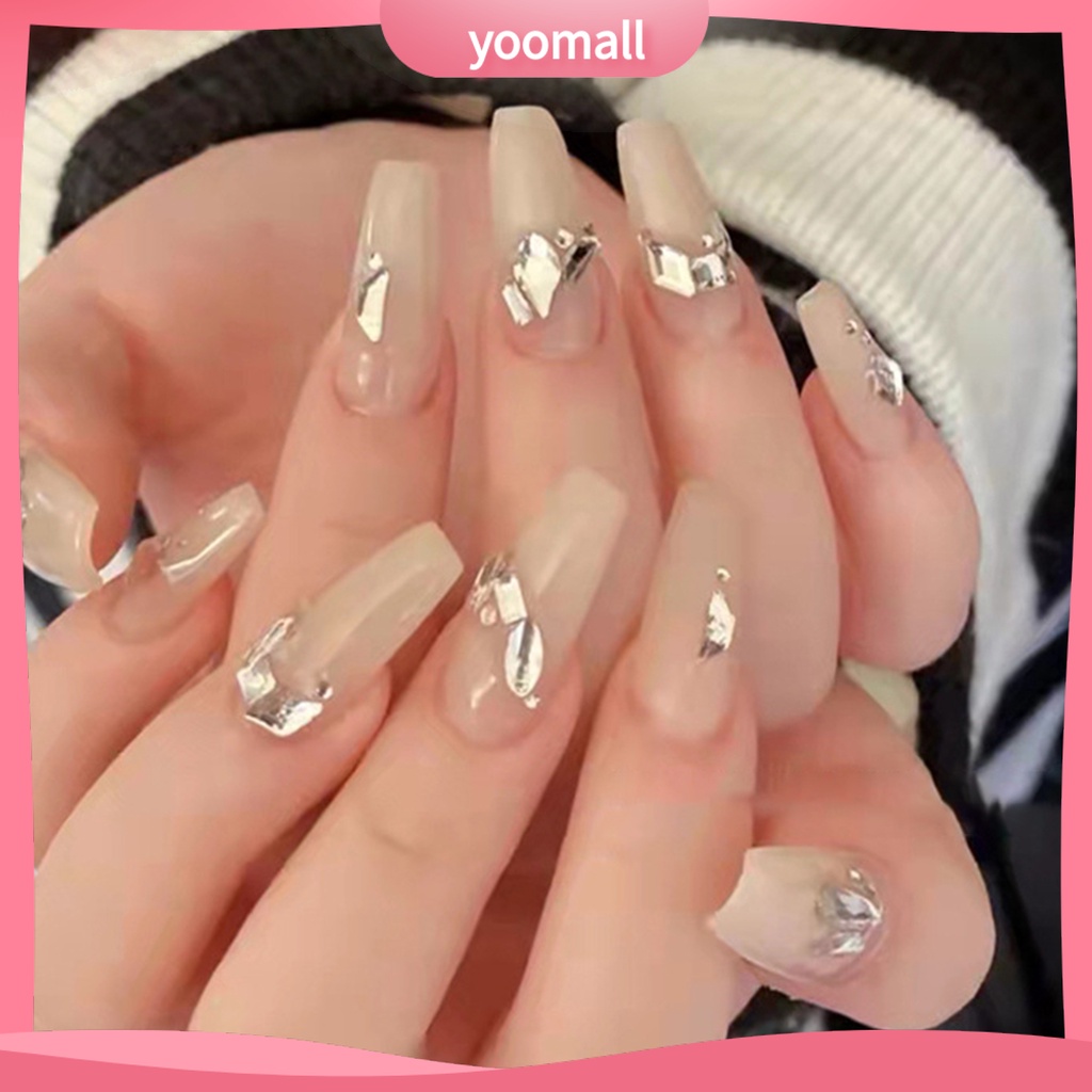 Set 100 Hạt Đá Đính Trang Trí Móng Tay Cho Nữ