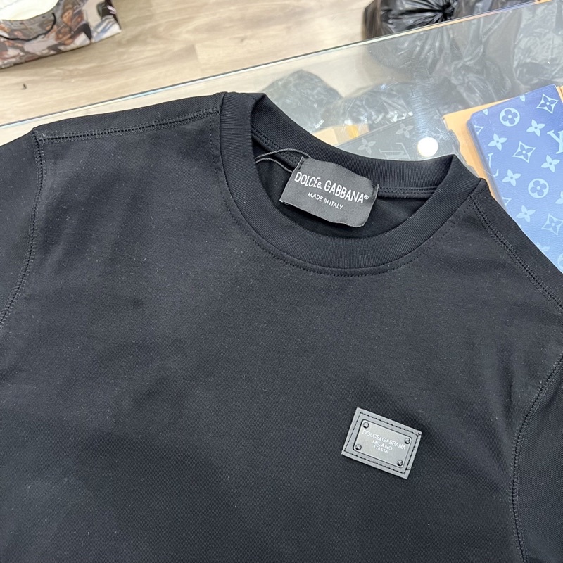 Áo Phông Nam TAG SẮT DGGThe King Cao Cấp - Áo Thun Nam DG Logo Thêu Siêu Đẹp