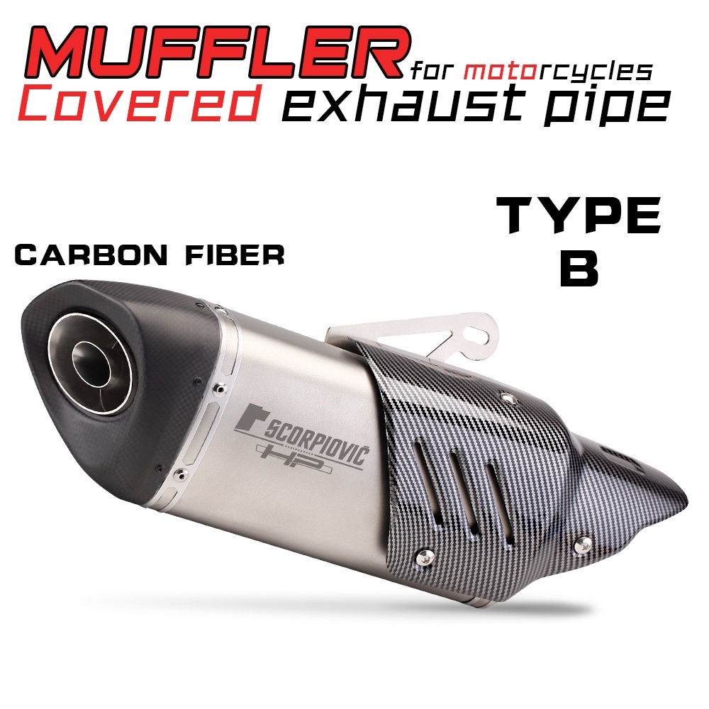 Ống Pô Xả Khí 51mm Chuyên Dụng Cho Xe Mô Tô