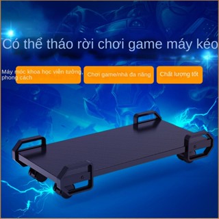 Kệ CPU máy tính  di động gắn bánh xe chốt hãm, kệ để case máy tính bàn Gỗ MDF chống ẩm