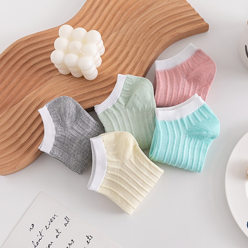 Tất Nữ Cổ Ngắn Phong Cách Hàn Quốc Nhiều Hình Độc Đáo Chất Liệu Cotton Siêu Thoáng 88347