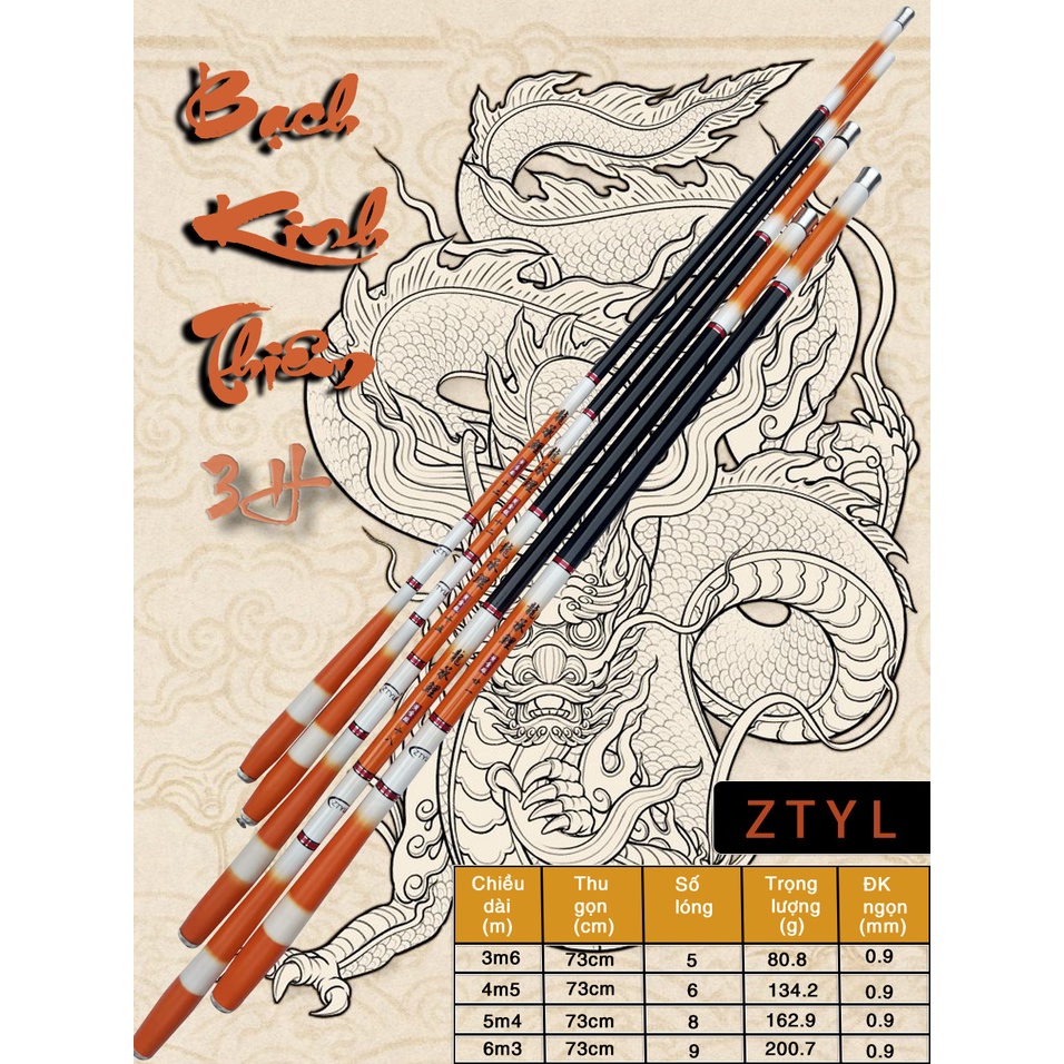 Cần Câu 3h bạch kinh thiên