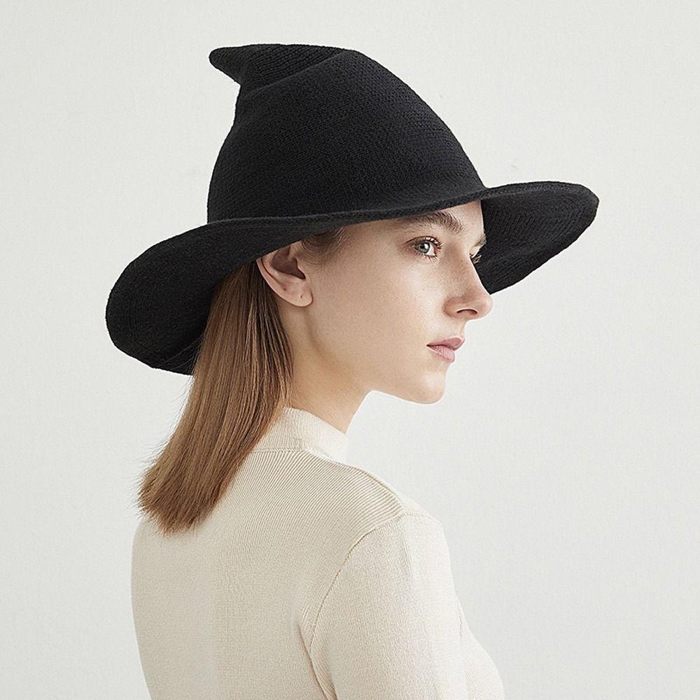 Nón Len Màu Sắc Nhã Nhặn Dùng Để Hóa Trang Halloween Cho Nữ