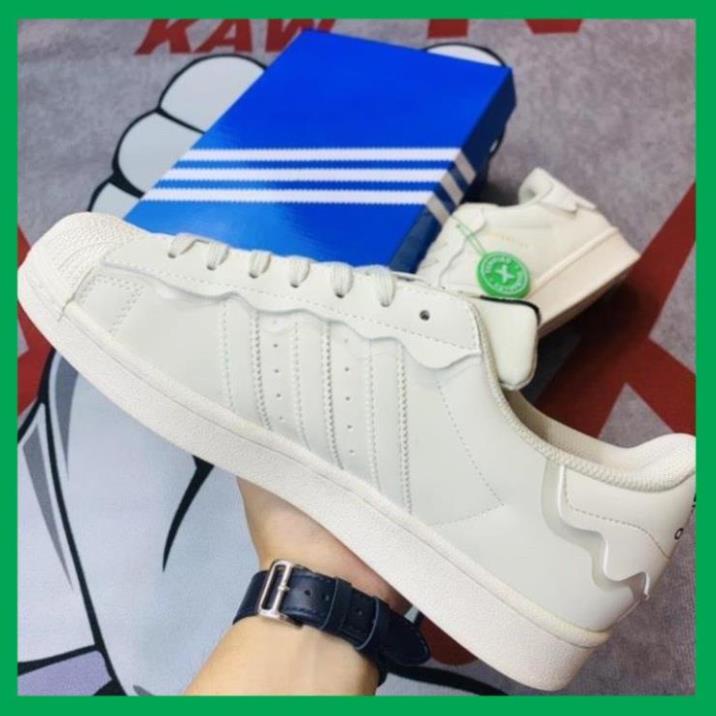 ↪️ Giày Adidas Superstar Das Sò 3 Màu Kem, Hồng, Xanh, Giày thể thao Adidas Sò Trắng bản Classic cực xinh tặng box + tất