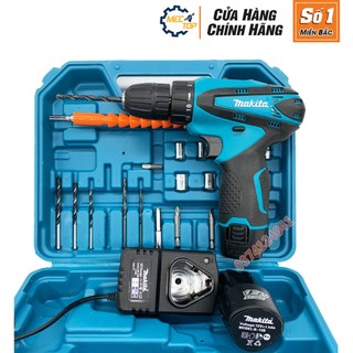 MÁY KHOAN MAKITA 12V - KÈM BỘ 24 CHI TIẾT - MÁY BẮT VÍT MAKITA - MÁY KHOAN PIN 12V - 2 PHÂN LOẠI - 100% LÕI ĐỒNG