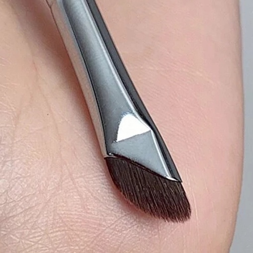 1 Cọ Trang Điểm Mắt / Lông Mày Đầu Dẹt Siêu Mỏng Cho Nữ