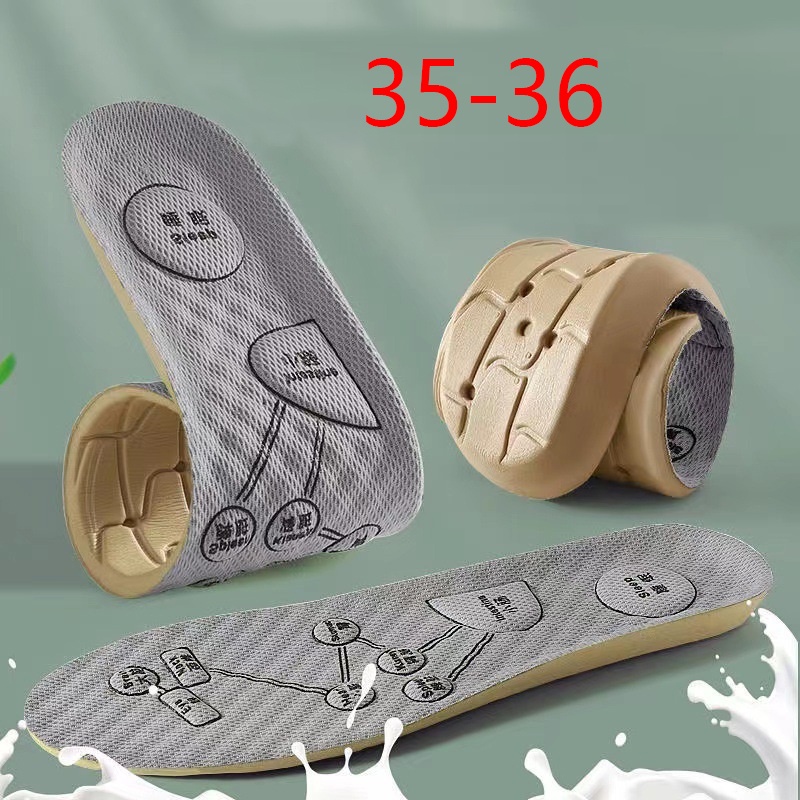 Miếng Lót Giày Thể Thao Mềm Mại Thoáng Khí Thấm Hút Mồ Hôi Khử Mùi Cho Nam Và Nữ