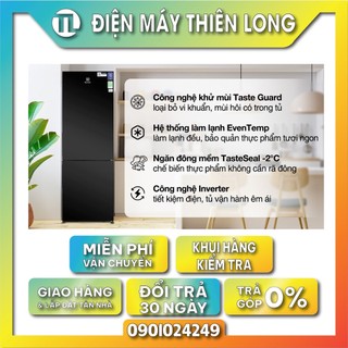 Tủ lạnh inverter electrolux 253 lít ebb2802k-h