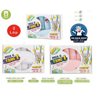 Khăn sữa mipbi 70% sợi tre, 30% cotton