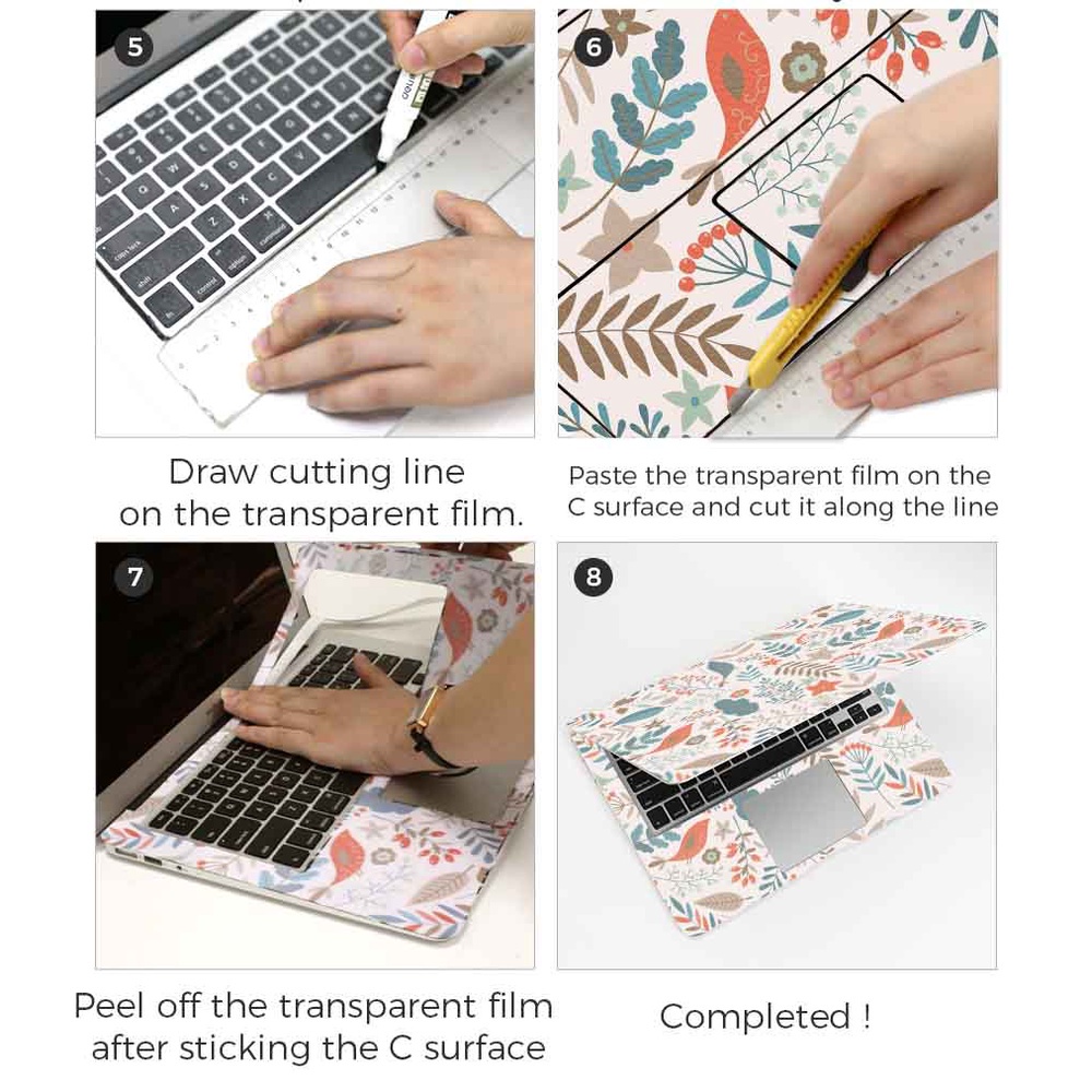 1 Miếng Dán Trang Trí Laptop 12 13 14 15.6 Inches