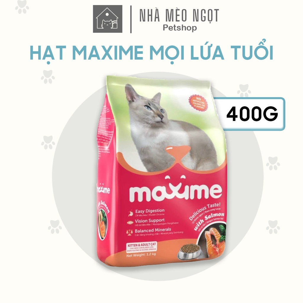 Hạt MAXIME cho mèo mọi lứa tuổi, thức ăn mèo con, mèo lớn, kitten, adult
