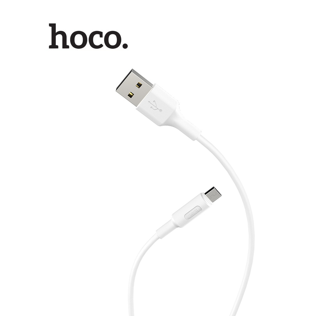 Cáp sạc Hoco X25 Type-C sạc nhanh dây PVC siêu bền tốc độ truyền tải data nhanh cho Android dài 100CM ( Trắng)
