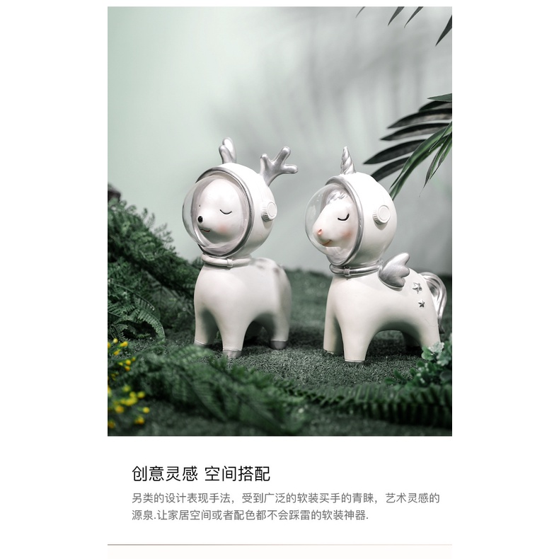 Tượng Hươu và Kỳ Lân phiên bản cao cấp sắc nét từng chi tiết