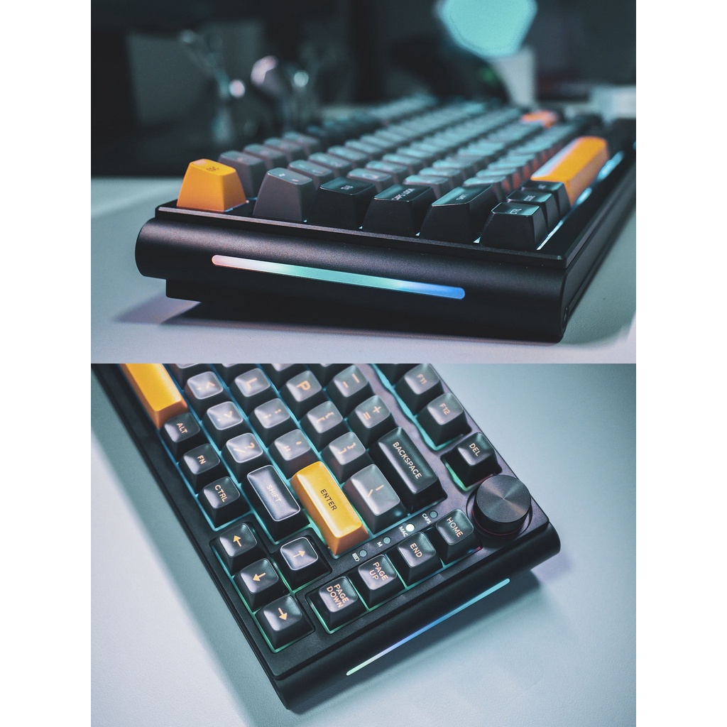 Bàn Phím Cơ Mxrskey Ck820 Nhôm CNC - 3Mode RGB hotswap gasket