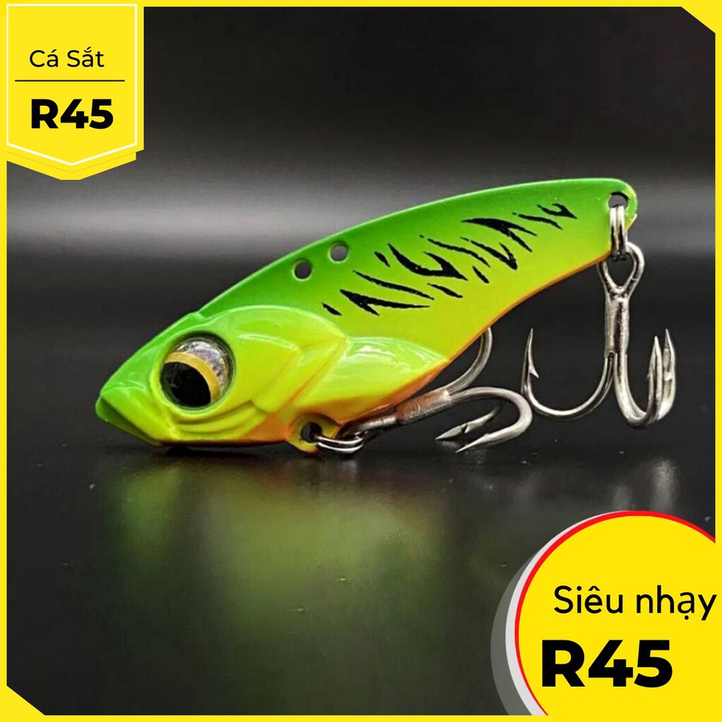 Mồi giả R45 mồi câu lure cá sắt cào đáy SIZE 12G