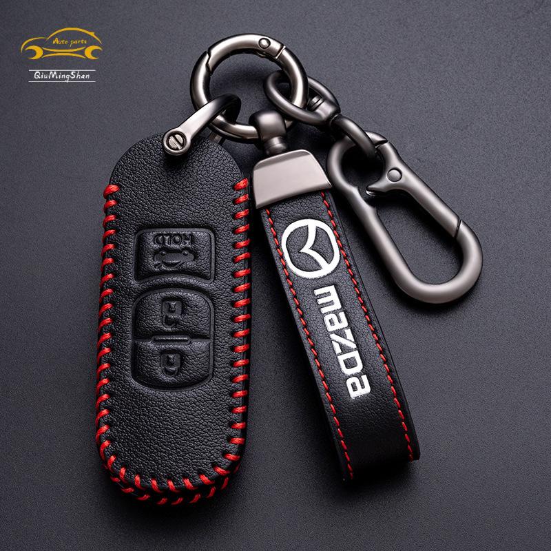 Bao Da Đựng Chìa Khóa Xe Hơi Mazda CX5 CX4 CX3 Atzma Mazda3 Mazda5 Ốp