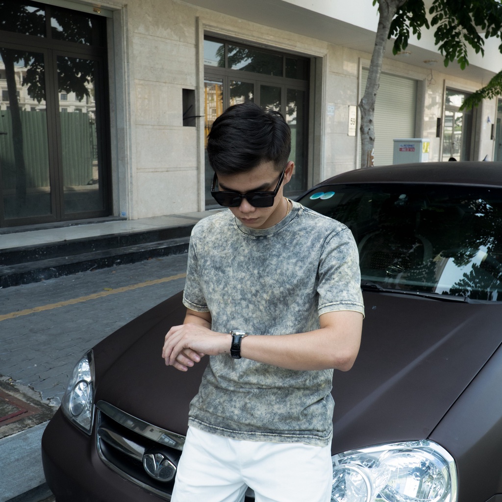 Áo Thun Tay Ngắn Cổ Tròn Dễ Giặt Thời Trang Cho Nam ATS0005