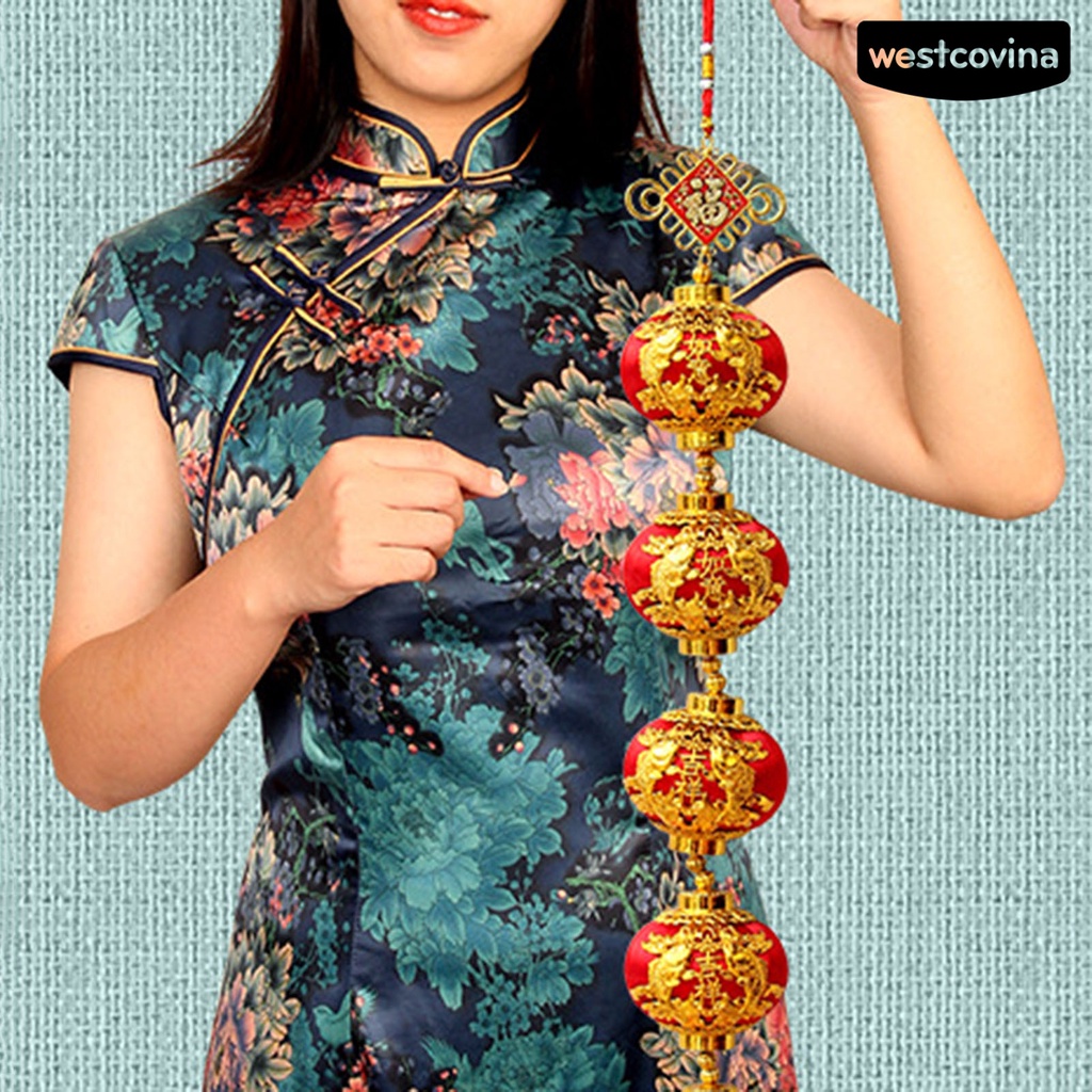 [Hot]☃Lồng Đèn Treo Trang Trí Năm Mới 2022 Bằng Nhựa Chống Vỡ