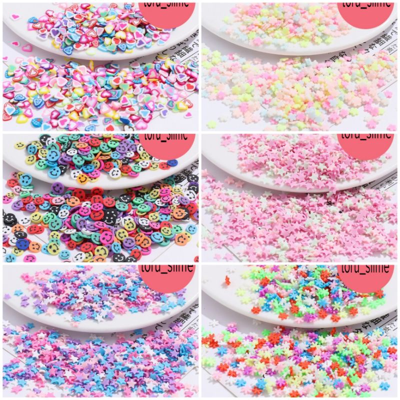 Cốm, Nail trang trí ĐỒ CHƠI slime, đắp móng toru_slime