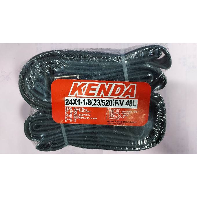 Ruột/săm xe đạp Kenda 24x1 1-1/8  van FV, van Pháp