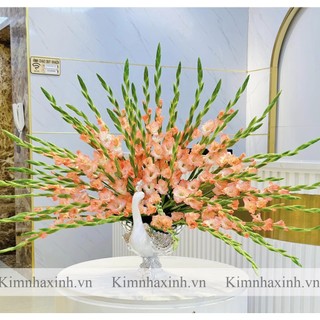 Bình cắm công/Khay cắm công/Khay đựng hoa quả hình công màu bạc ánh kim cao cấp