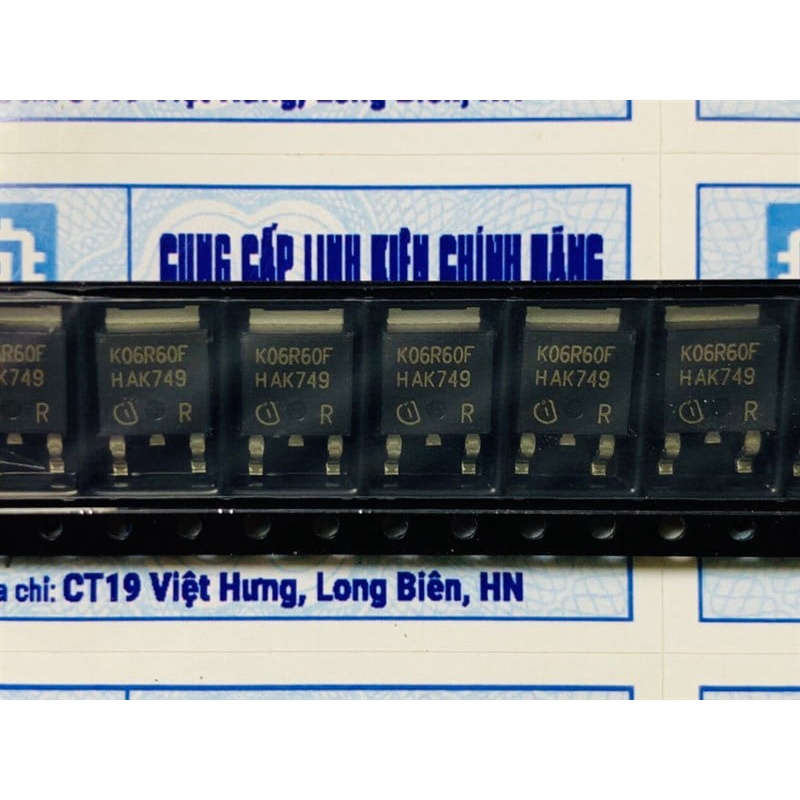 IGBT N-CHANNEL IKD06N60RF K06R60F 06R60 600V 6A TO-252-3 Mới Chính Hãng 100%