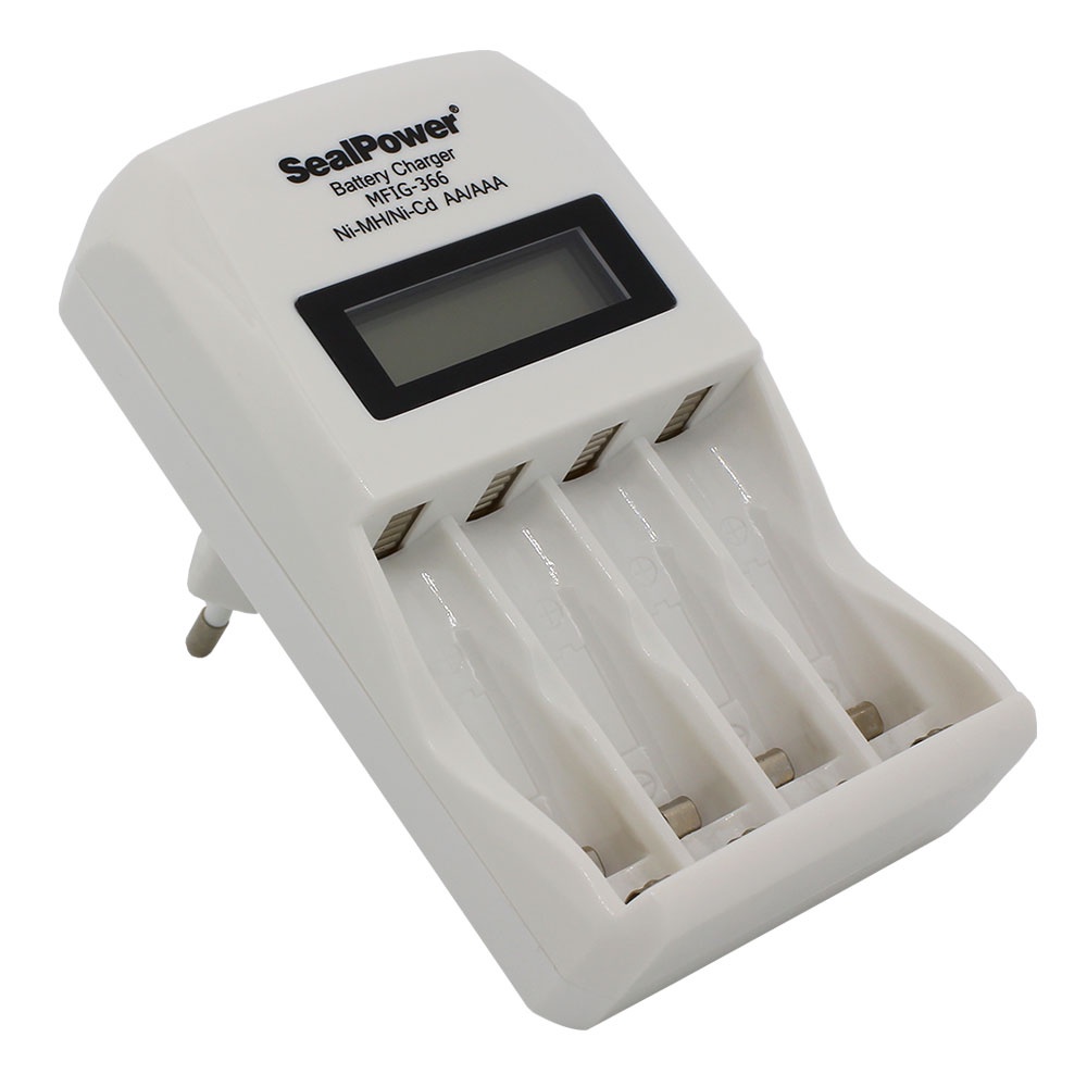 Máy sạc SealPower MFIG-366 / MFIG-367 máy sạc nhanh, Pin sạc AA 3300mAh / AAA 1300mAh, Pin tiểu, đũa có màn hình LCD