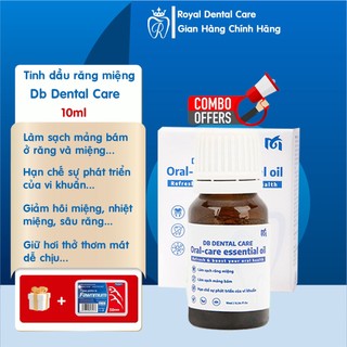 Tinh dầu răng miệng db dental care hỗ trợ giảm hôi miệng chảy máu chân răng sâu răng đau răng viêm lợi 10ml.
