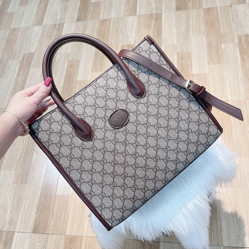 Túi Xách Nữ Công Sở GC 2 Quai Xách Chắc Chắn Kèm Dây Đeo Chéo M30