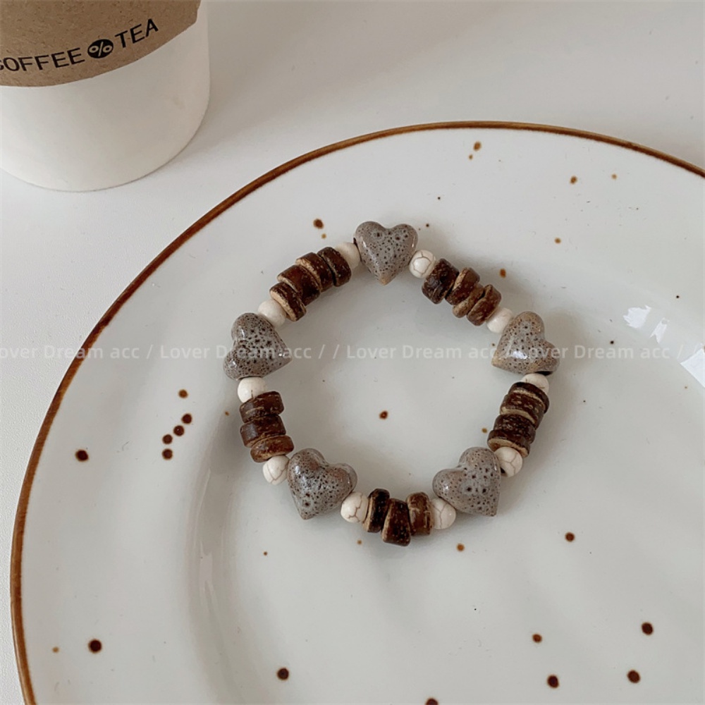 Vòng Tay Chuỗi Hạt Đá Nhiều Màu Sắc Co Giãn Phong Cách Hàn Quốc Thời Trang Cho Nam Và Nữ