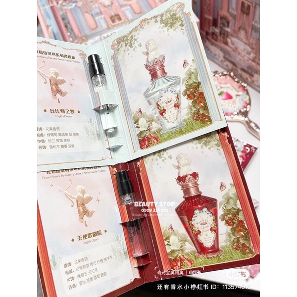 Set 4 Sản Phẩm Bộ Sưu Tập Strawberry Rococo Mới Nhất Nhà Flower Knows Chính Hãng