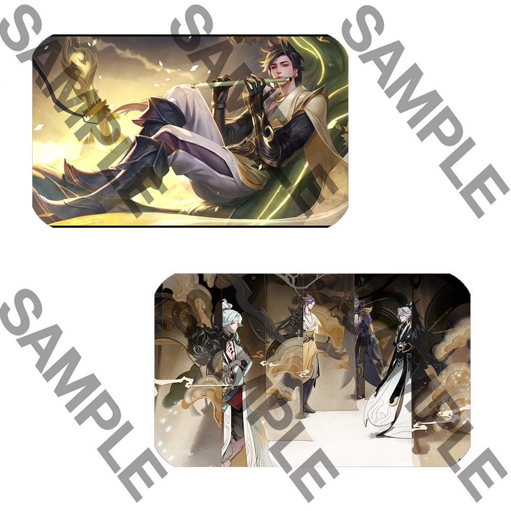 Ảnh card bo góc in hình Liên quân game Arena of Valor ver Kiếm tiên thẻ bo viền 5*8cm anime chibi sưu tầm