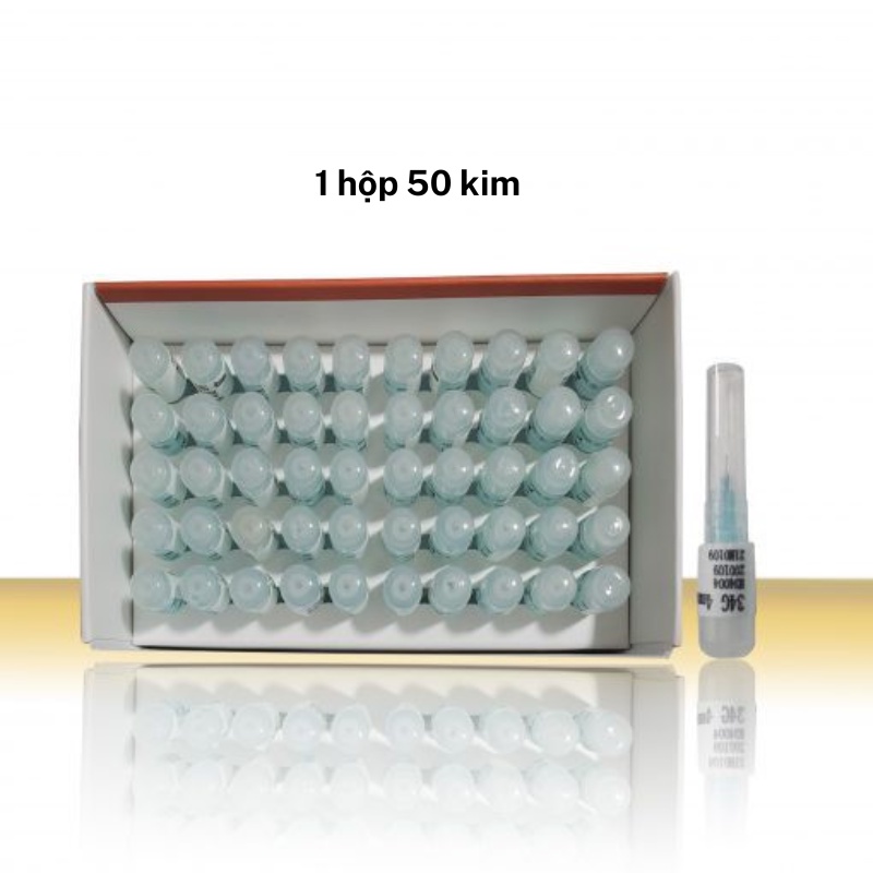 Đầu kim meso nano 34G 4mm kim XANH PICO nanoneedle siêu mỏng & nhỏ chuyên dùng tiêm tinh chất