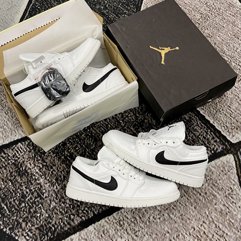 Giày Thể thao sneaker JD TRẮNG VỆT ĐEN CỔ thấp, Jd trắng đen thấp cổ bản cao cấp