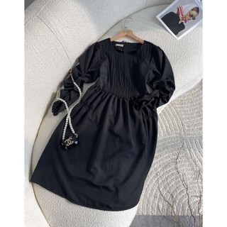 Đầm bigsize nữ tú mỡ đầm bigsize thiết kế kiểu xòe tôn dáng che khuyết điểm đầm tay rút đủ size 50-80kg da0119