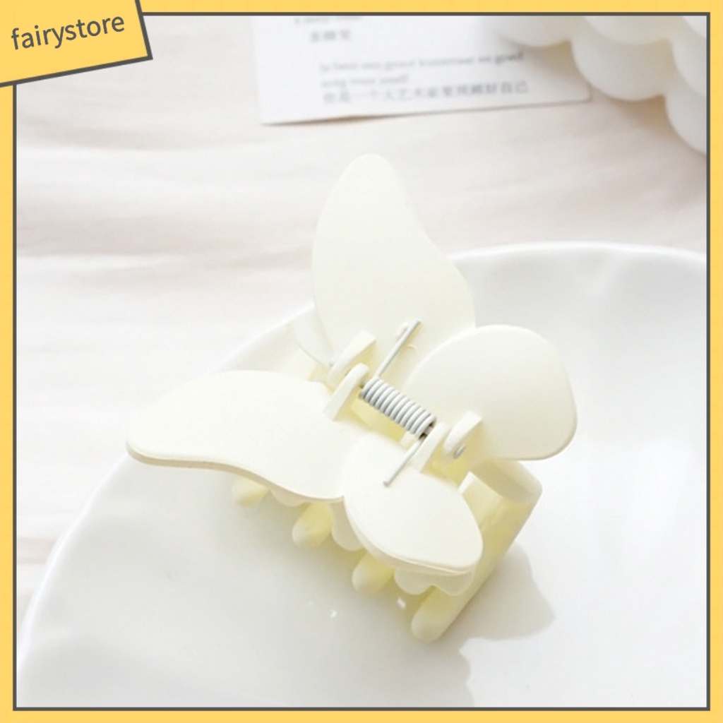 Kẹp Tóc Màu Trơn Chống Trượt Kiểu Dáng Đơn Giản Cho Nữ