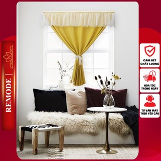 Rèm cửa dán tường, dán cửa, treo thanh, rèm cửa sổ chống nắng, decor trang trí phòng ngủ, phòng khách REMODE -VCN1