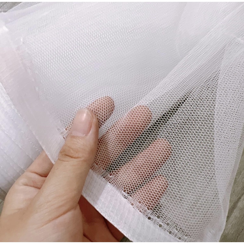 Vải lưới cứng tạo phồng váy công chúa combo 5m -10m khổ 1.6m - làm phồng tùng váy, bó hoa, may handmade, gồng váy