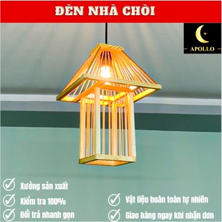   Xưởng HCM  Đèn Mây Tre Gỗ Thả Trần Trang Trí Dùng Để Decor Nhà Hàng Quán Cafe Homestay Cực Chất. Mẫu Hình Nhà Chòi 